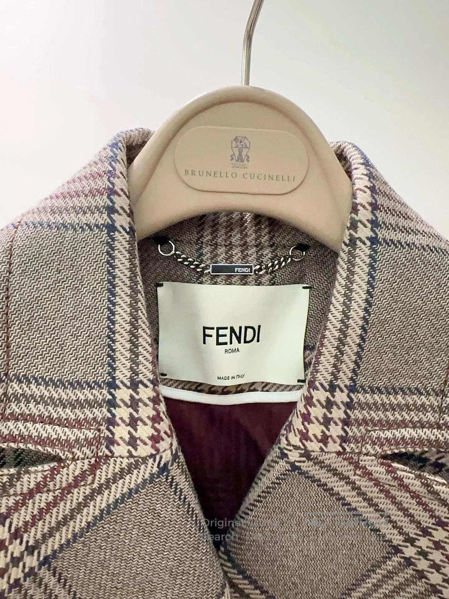 Fendi Fendi Vintage Plaid Blazer Coat. Size US M / EU 48-50 / 2 - 7 Thumbnail