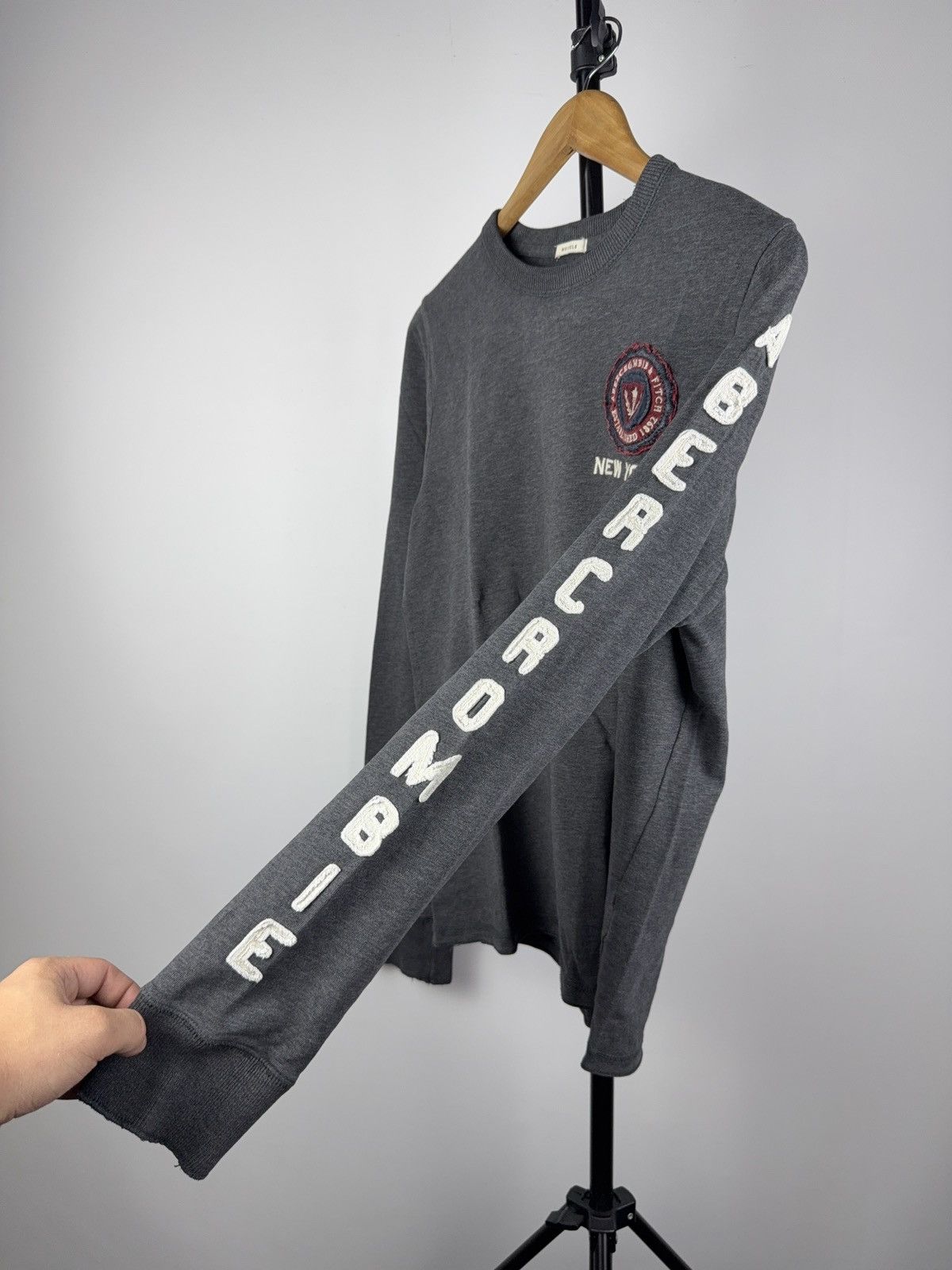 Abercrombie & Fitch Vintage 00s Abercrombie & Fitch Logo Long sleeve T Shirt Size US S / EU 44-46 / 1 - 2 Thumbnail