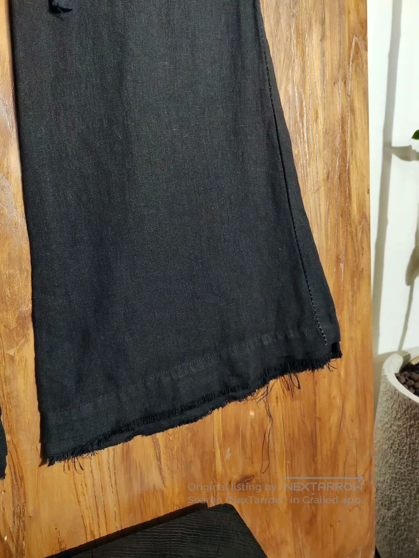 Japanese Brand Black Cargo Pants with Multiple Pockets. Size US 28 / EU 44 - 6 Thumbnail