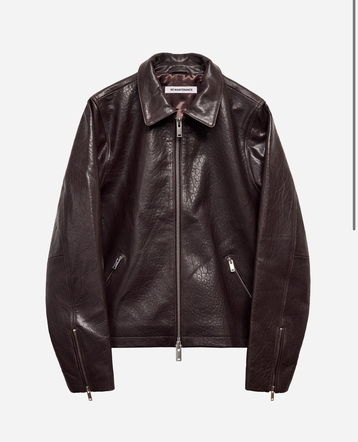 No Maintenance No Maintenance Leather Mechanic Jacket | Grailed
