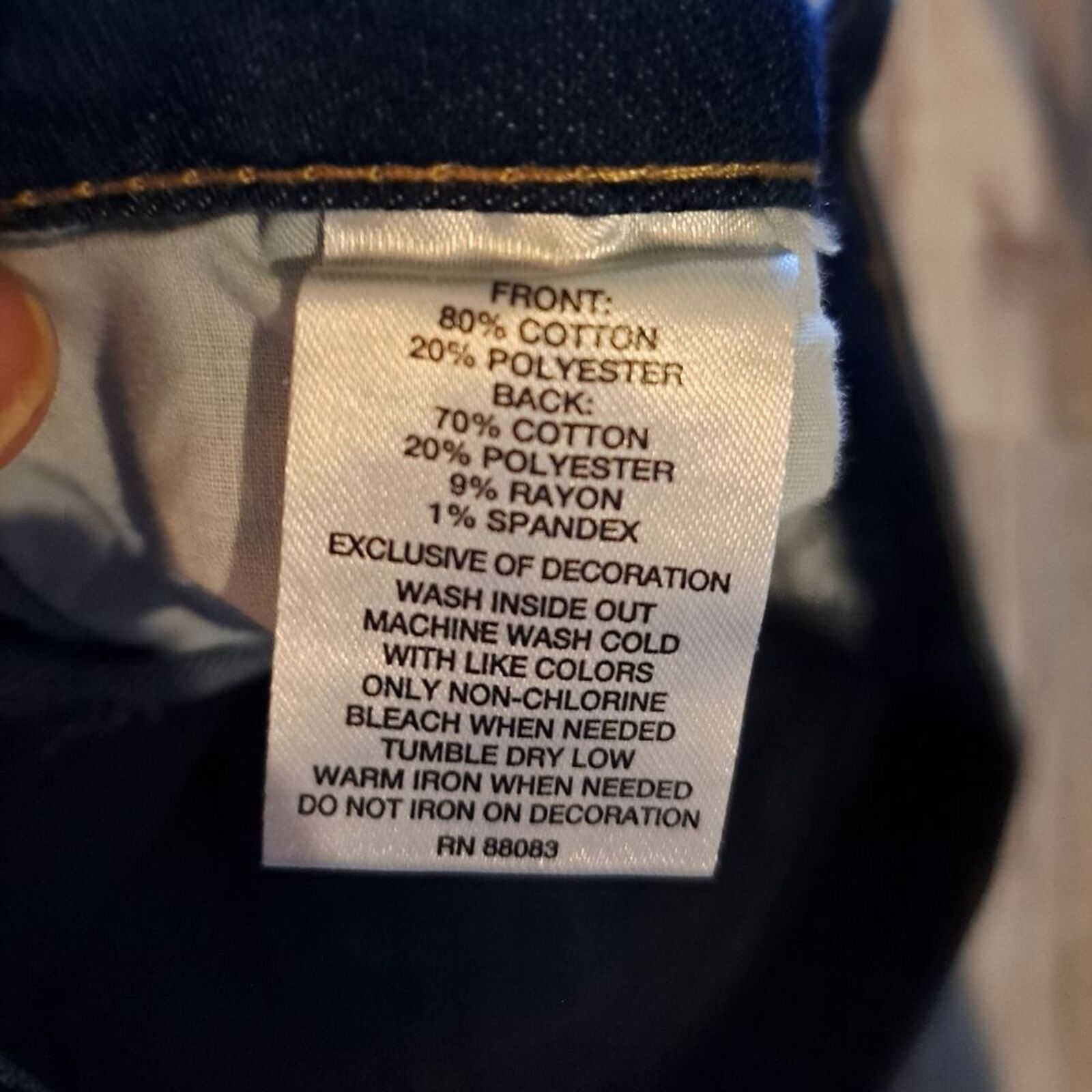 Other Hannah distressed denim spandex patch jeans women's size 6 Size 28" / US 6 / IT 42 - 3 Thumbnail