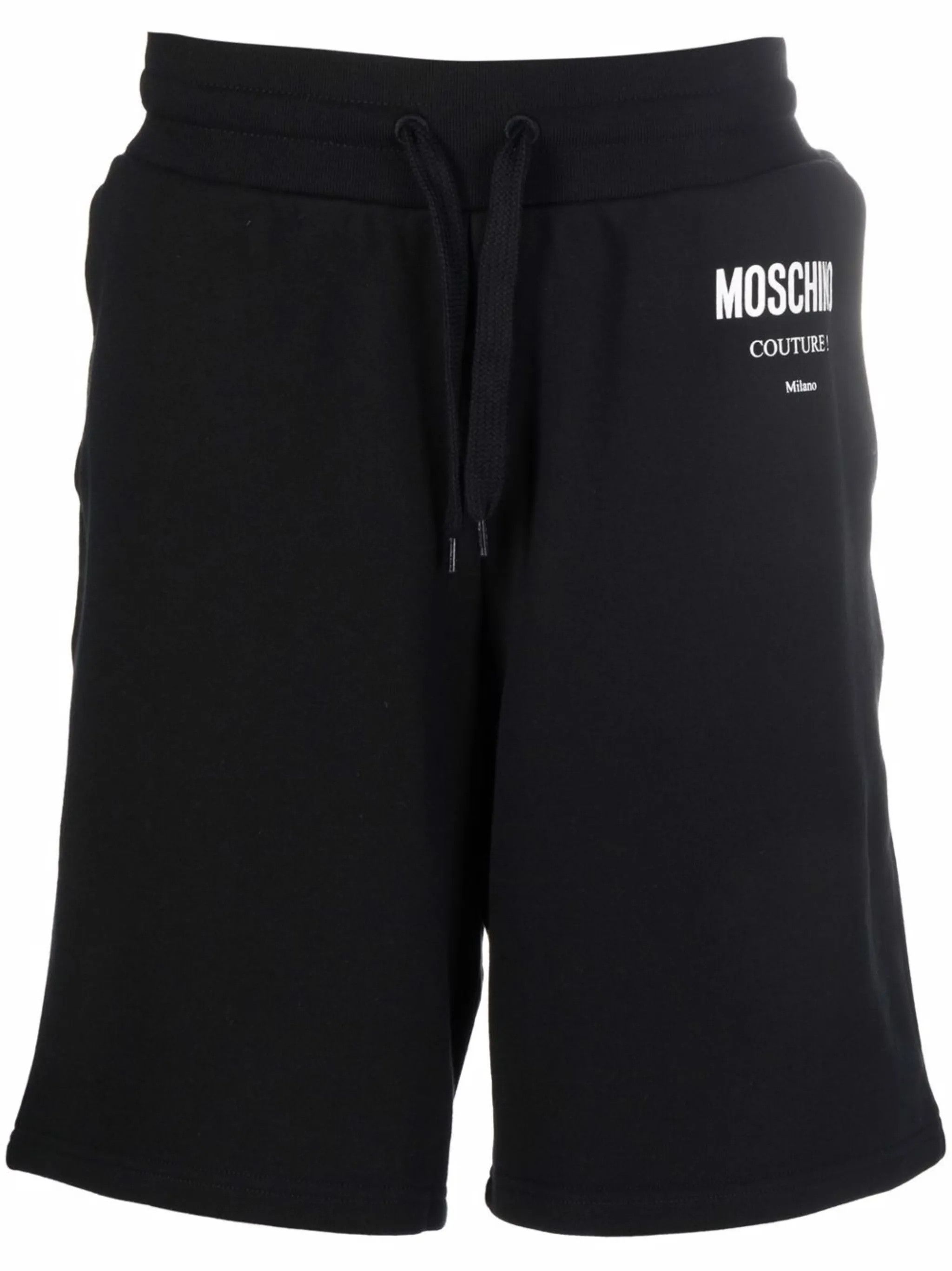 Moschino o1y0225 Logo Short in Black Size US 32 / EU 48 - 1 Thumbnail