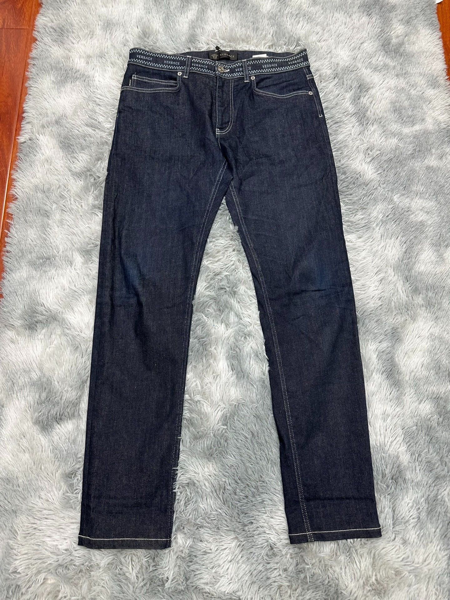 Versace Versace Medusa Logo Jeans Size US 35 - 1 Thumbnail