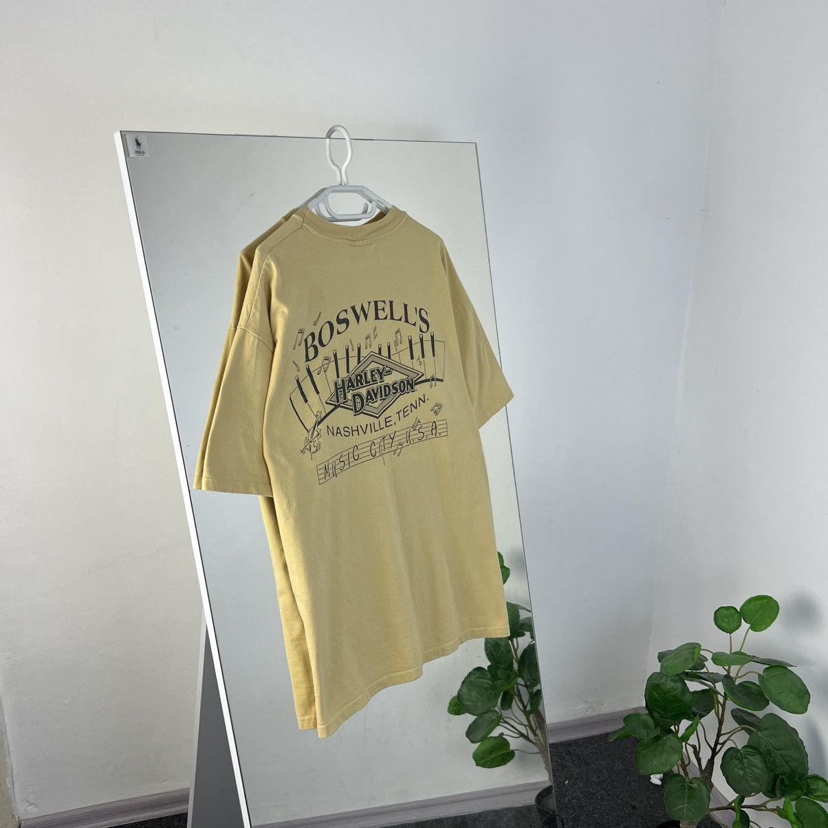 Harley Davidson Vintage 1996 Harley Davidson Made in USA Big Logo T-Shirt Size US XL / EU 56 / 4 - 2 Thumbnail