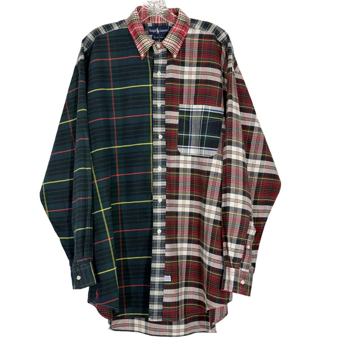 Polo Ralph Lauren Polo Ralph Lauren The Big Oxford Plaid Shirt Sz L Collector Size US L / EU 52-54 / 3 - 1 Thumbnail