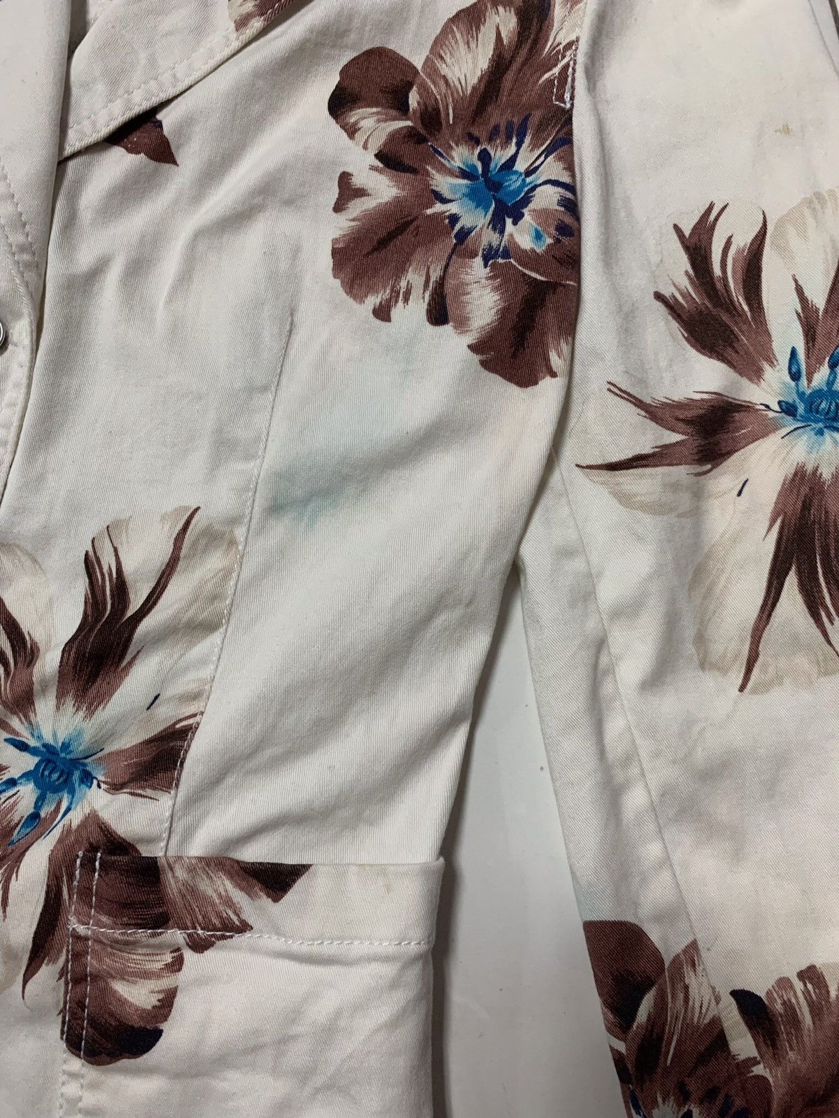 Kenzo × Vintage STEAL💥 VTG Kenzo Floral Art Blazer for Women Size M / US 6-8 / IT 42-44 - 12 Thumbnail