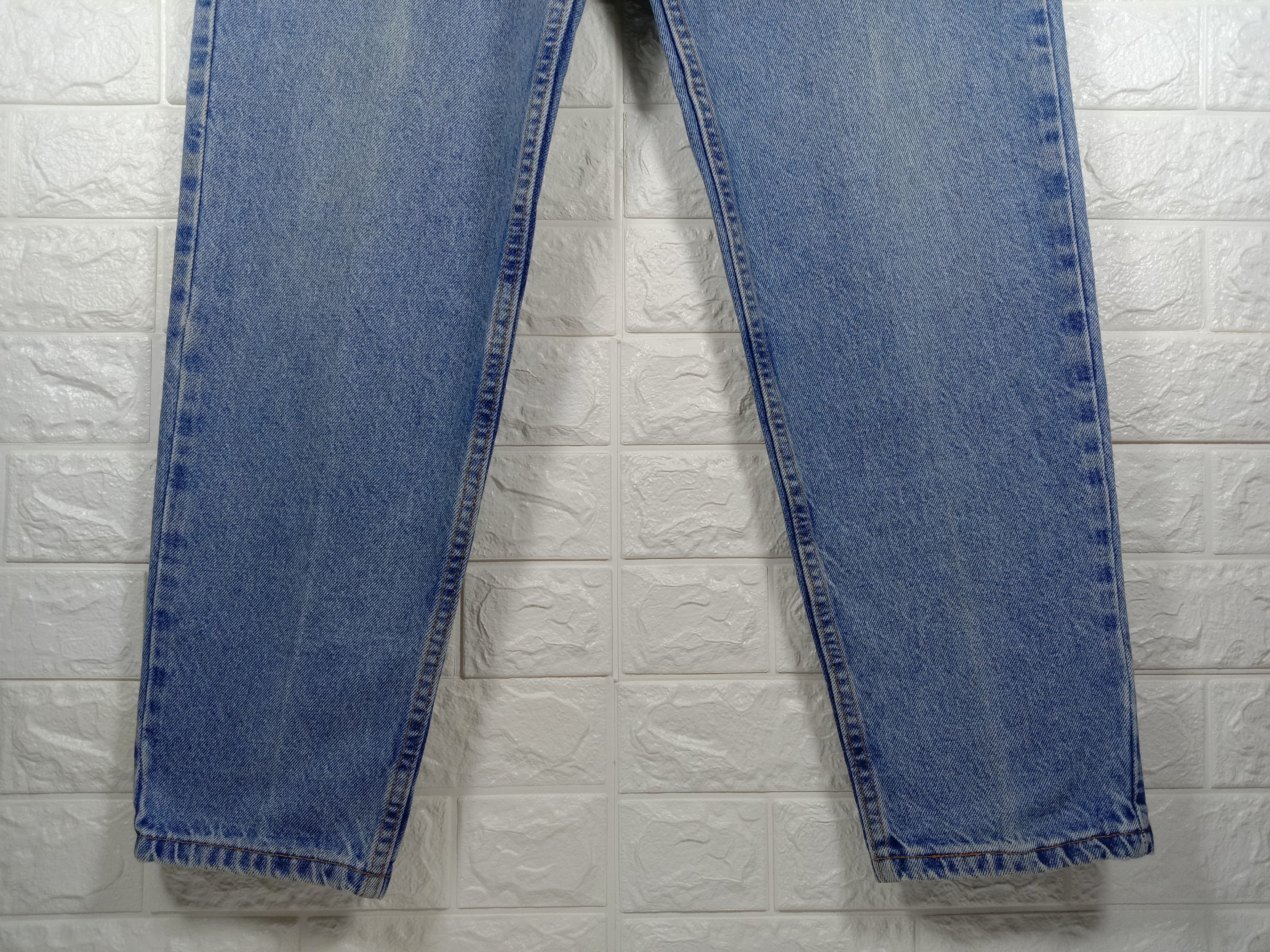 Levi's Vintage 90s Levi's 521 Jeans Blue Wash Tapered Fit Denim Size 33" - 4 Thumbnail