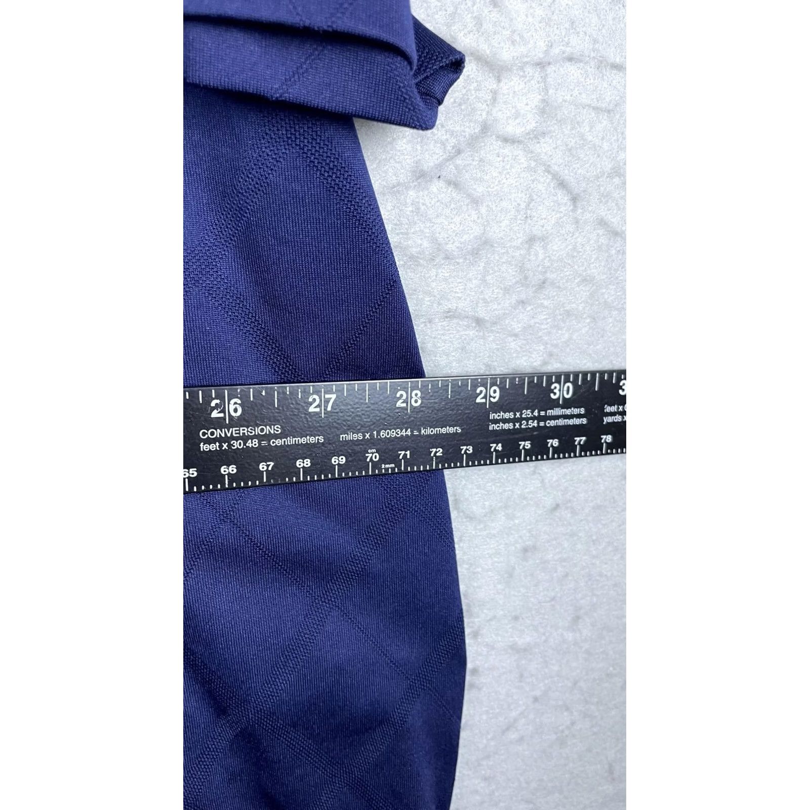 Roundtree & Yorke Roundtree & Yorke Blue Argyle Polo Shirt Mens 3XLT Big & Tall Short Sleeve Size US XXL / EU 58 / 5 - 4 Thumbnail