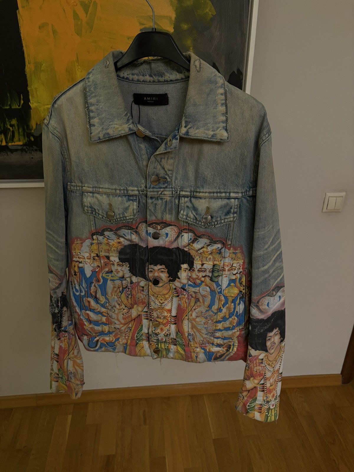 Amiri Amiri Jimi Hendrix Denim Jacket Size US M / EU 48-50 / 2 - 1 Thumbnail