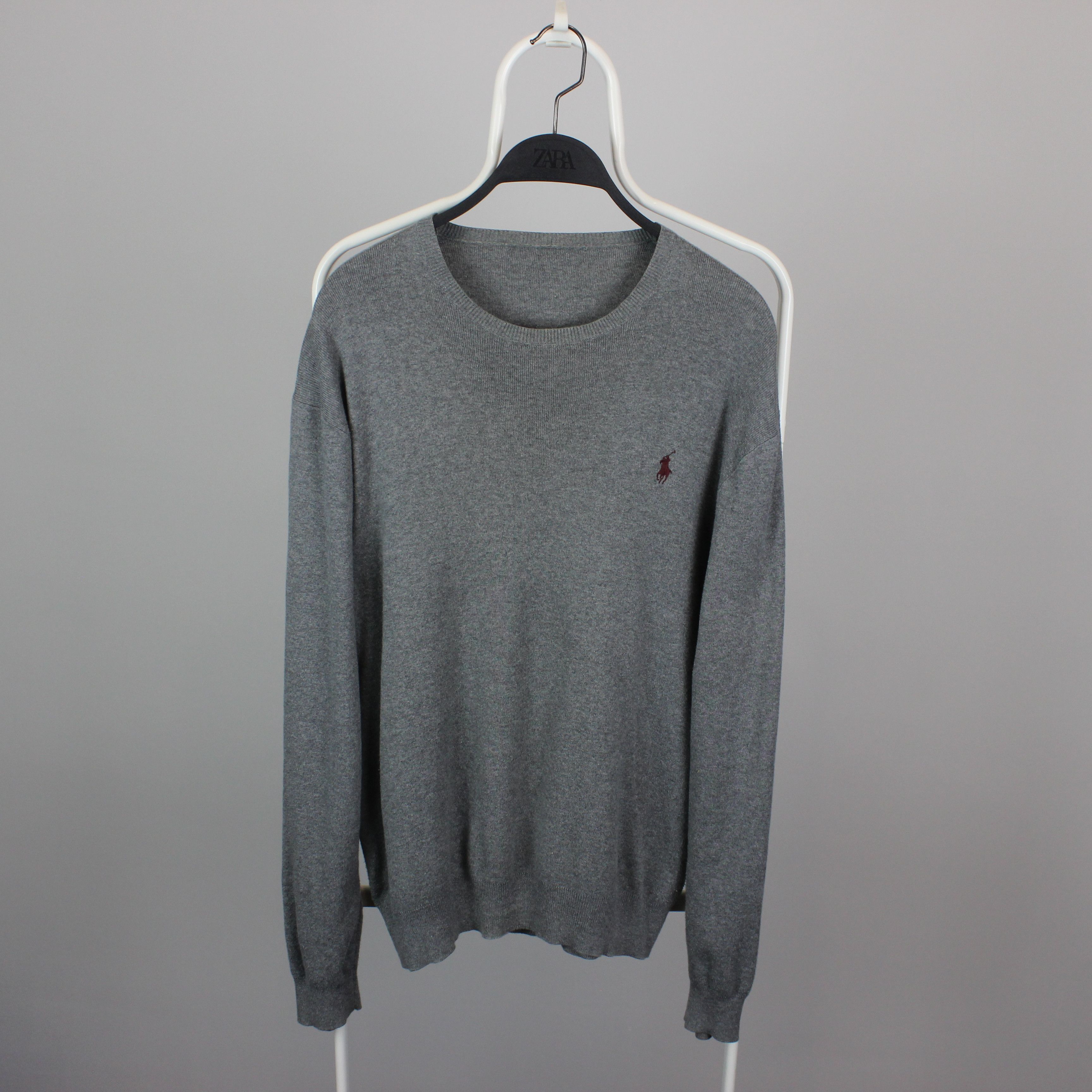Polo Ralph Lauren PRL polo ralph lauren sweater gray cotton L XL Size US L / EU 52-54 / 3 - 1 Thumbnail