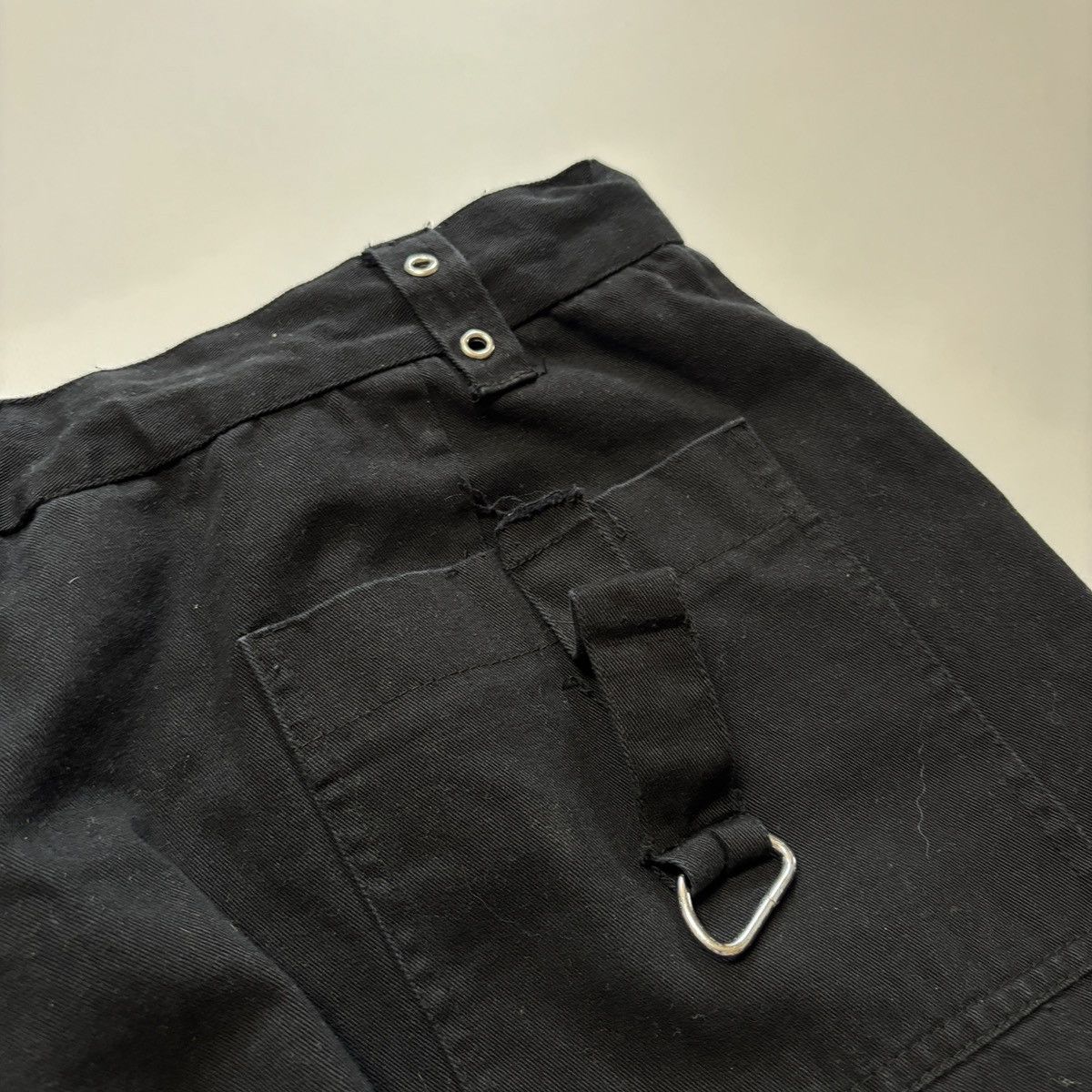 If Six Was Nine × Tripp NYC y2k goth punk japan style shorts cargo grommets studs rave Size US 31 - 6 Thumbnail