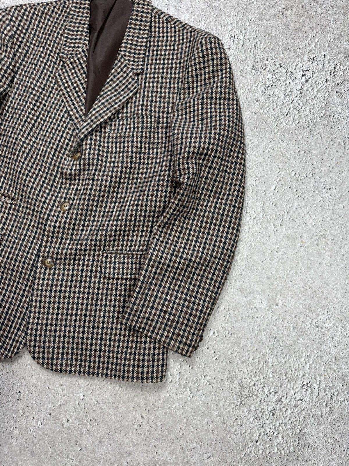 Other Vintage Wool Blend Plaid Blazer Jacket Made In Britain Size US M / EU 48-50 / 2 - 2 Thumbnail