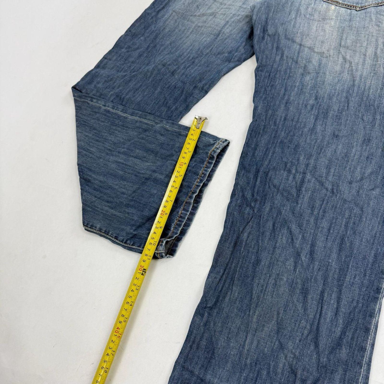 Ecko Unltd. × JNCO × Vintage Vintage y2k grunge ecko unltd skater baggy wide leg jeans Size US 36 / EU 52 - 4 Thumbnail