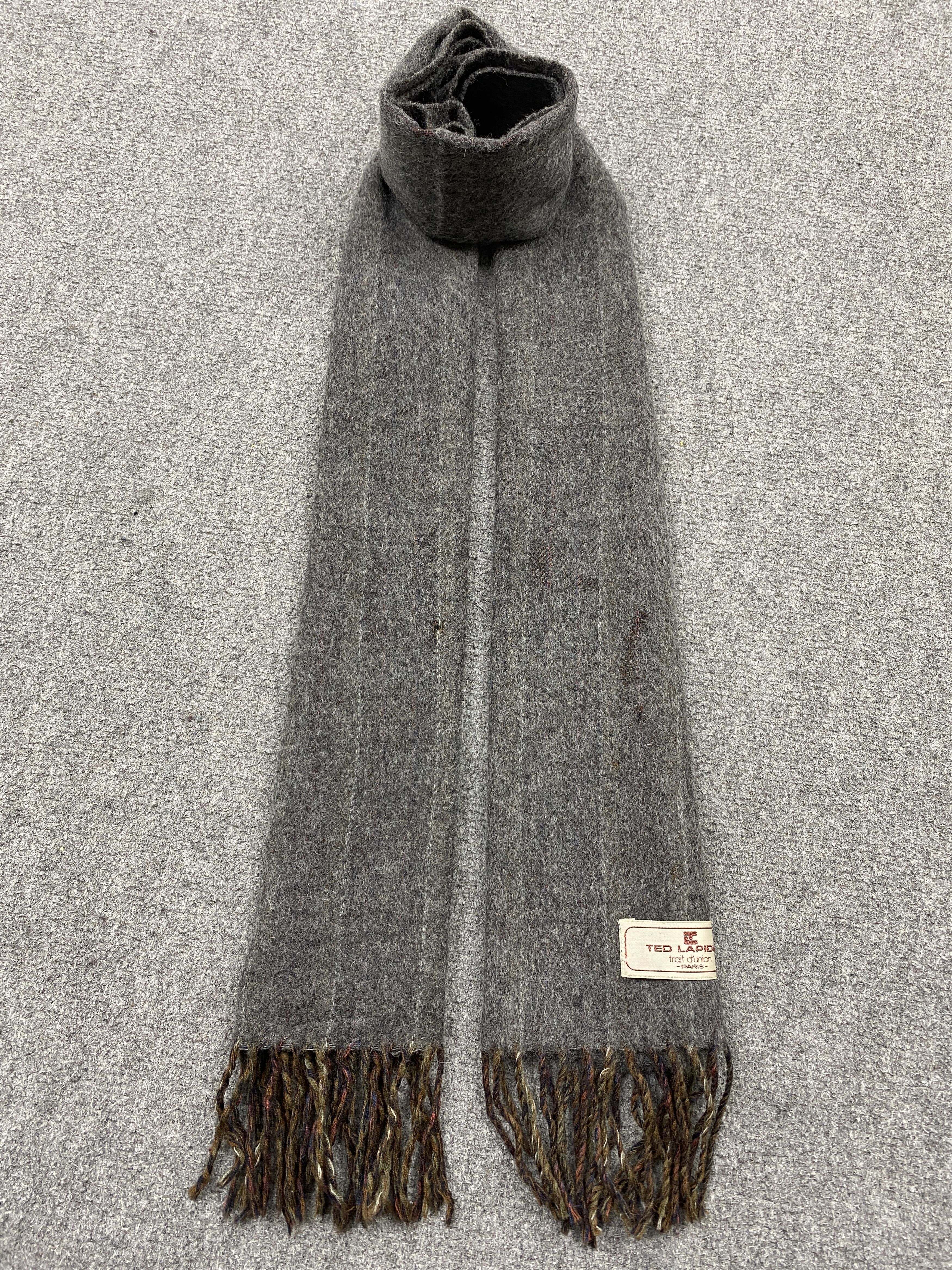 TED LAPIDUS Vintage Ted Lapidus Scarf Muffler Neckwear - SC0142 Size ONE SIZE - 1 Thumbnail