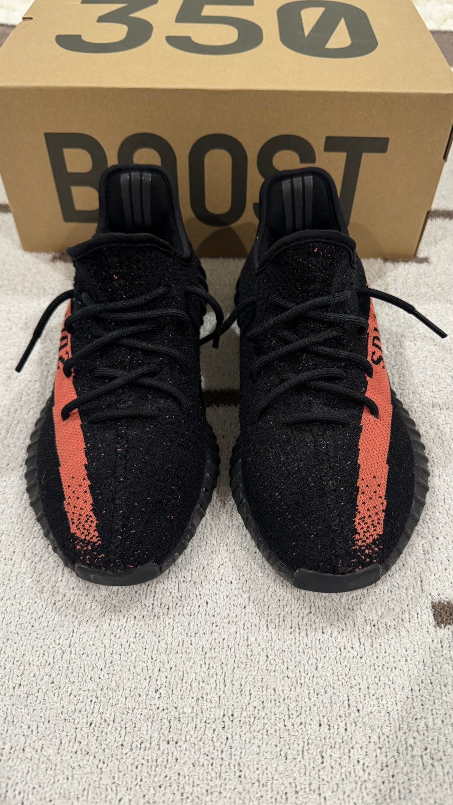 Yeezy Adidas Yeezy Boost V2 'Red' Size US 9 / EU 42 - 2 Thumbnail