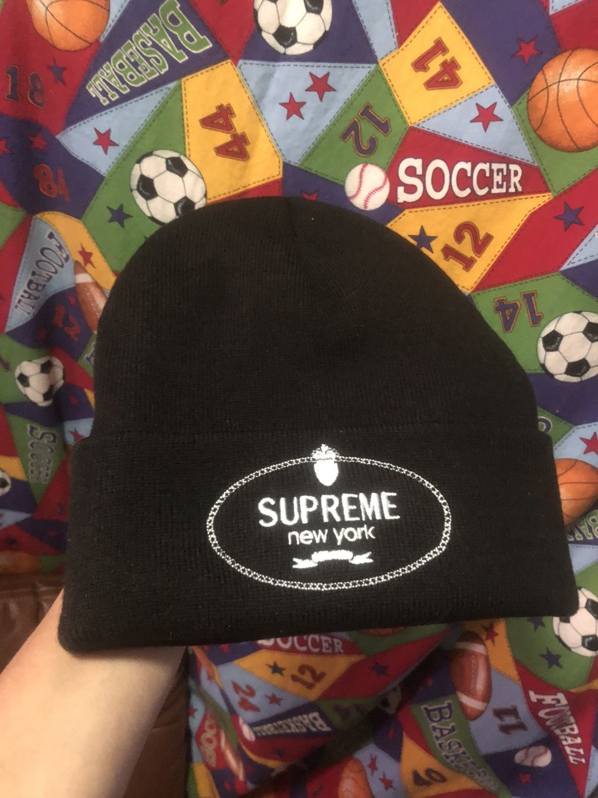 Supreme Supreme Crest Beanie Size ONE SIZE - 1 Thumbnail
