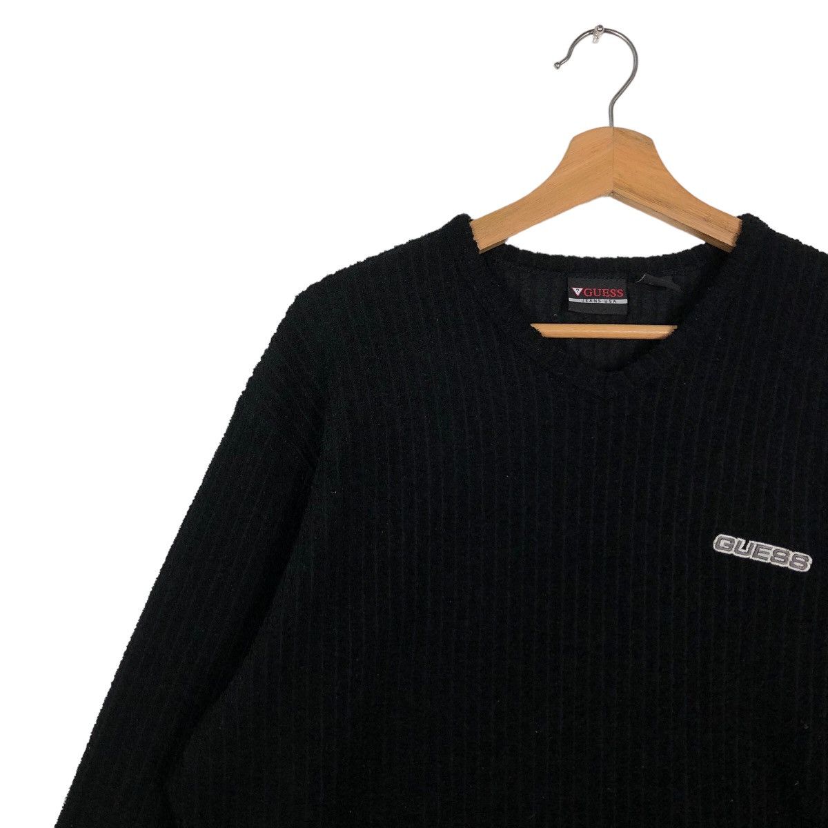 Guess 🔥90’s Vintage Knit Sweater Sweatshirt Guess USA Big Logo Size US M / EU 48-50 / 2 - 6 Thumbnail