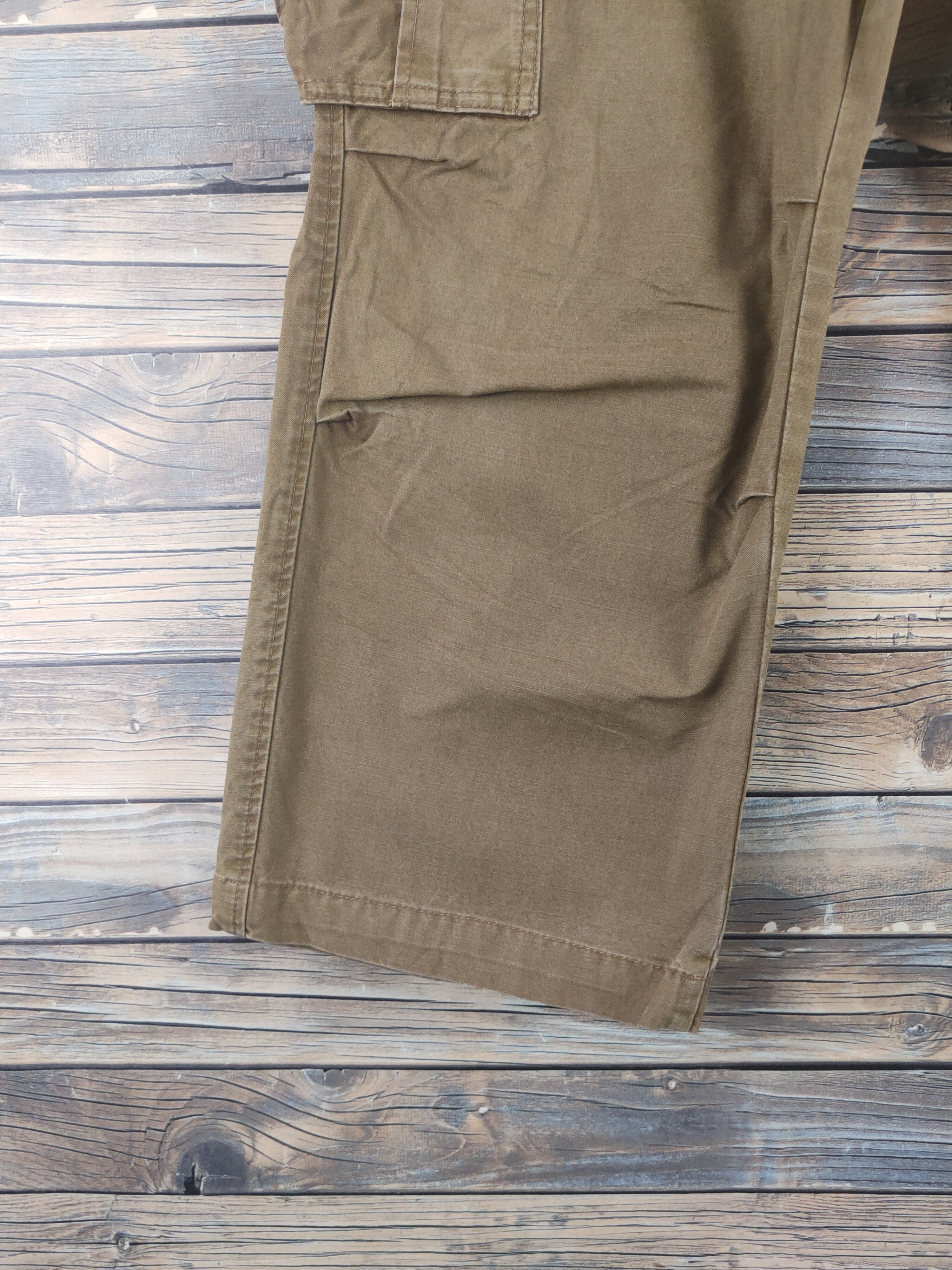Japanese Brand DL Uniqlo Brown Multipocket Tactical Cargo Pants #1893 Size US 34 / EU 50 - 4 Thumbnail