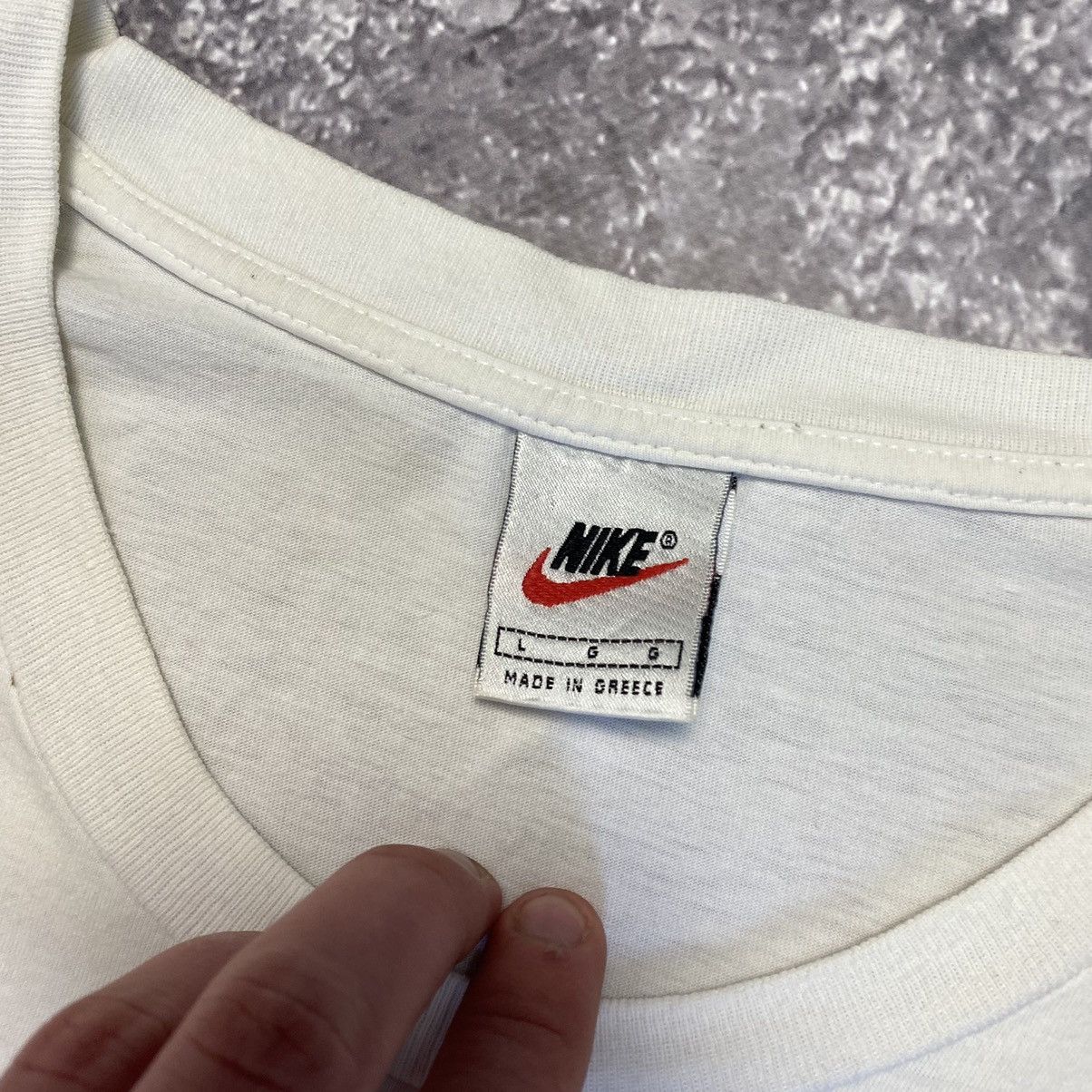 Other Vintage Rare Nike Big Swoosh 90’s Streetwear tee Size US L / EU 52-54 / 3 - 8 Thumbnail
