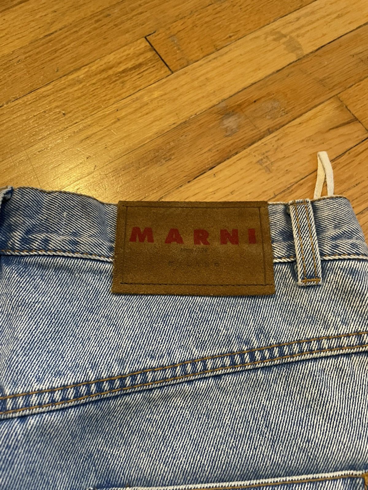 Marni Mohair Patched Jeans Size US 30 / EU 46 - 6 Thumbnail