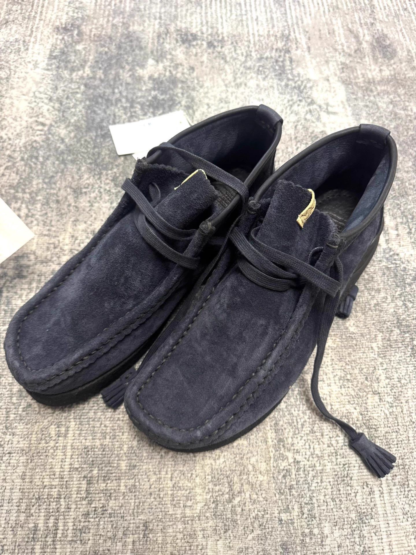 Visvim VISVIM 25SS BEUYS TREKKER-FOLK kangaroo navy 9.5 new Size US 9.5 / EU 42-43 - 2 Thumbnail
