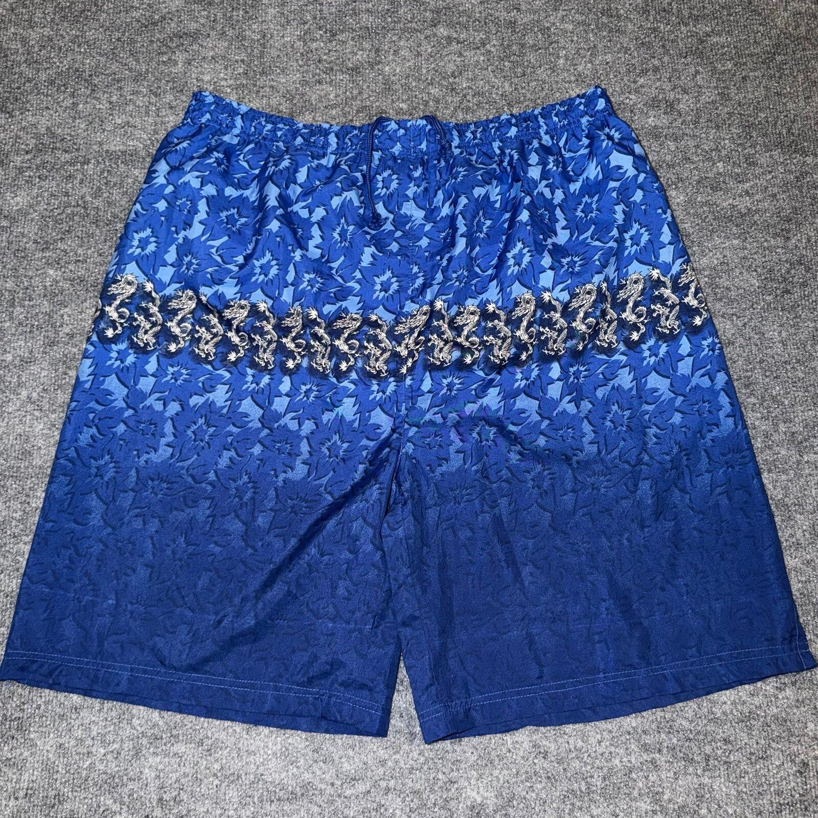 Billabong Surfing Champion Dragon Print Lined Shorts Mens XL JNCO Size US 36 / EU 52 - 1 Thumbnail