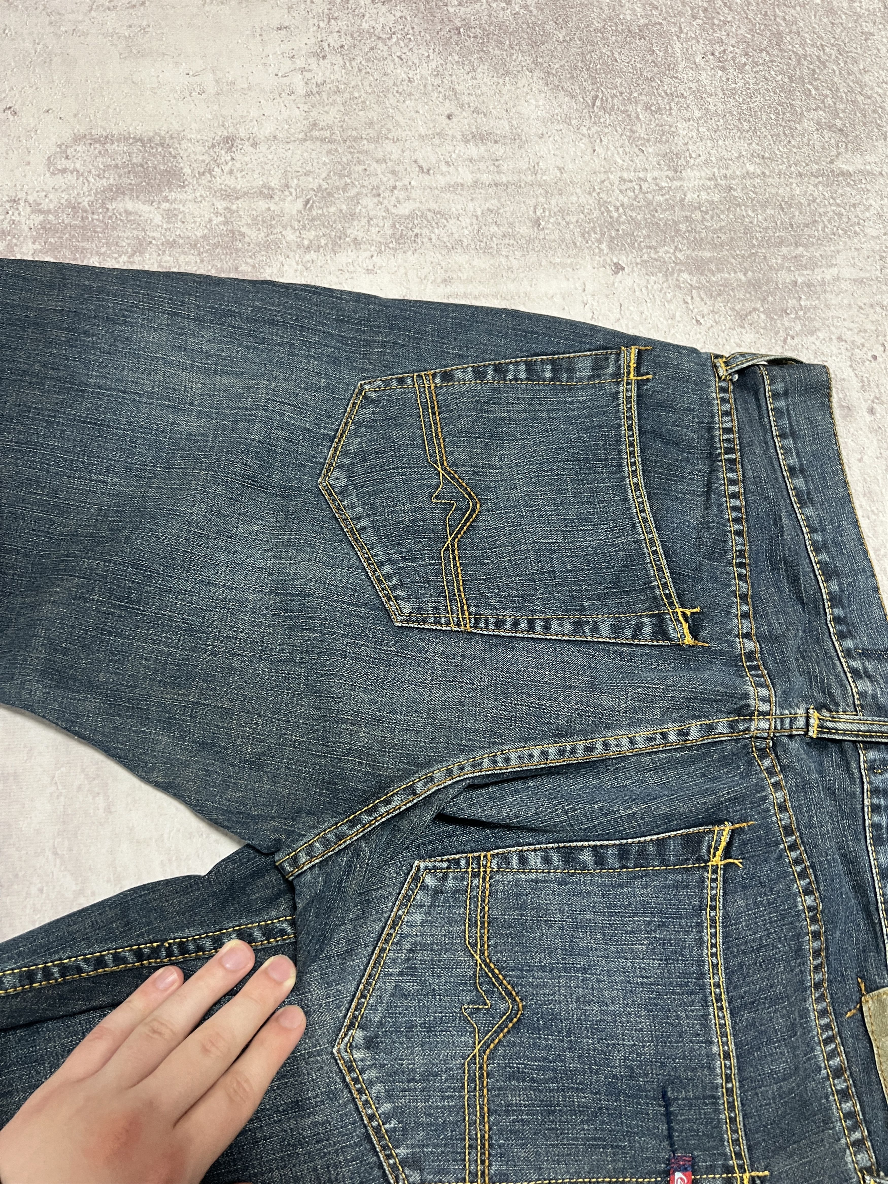 Quiksilver Quiksilver Y2K Vintage Washed Denim Jeans Size US 34 / EU 50 - 6 Thumbnail