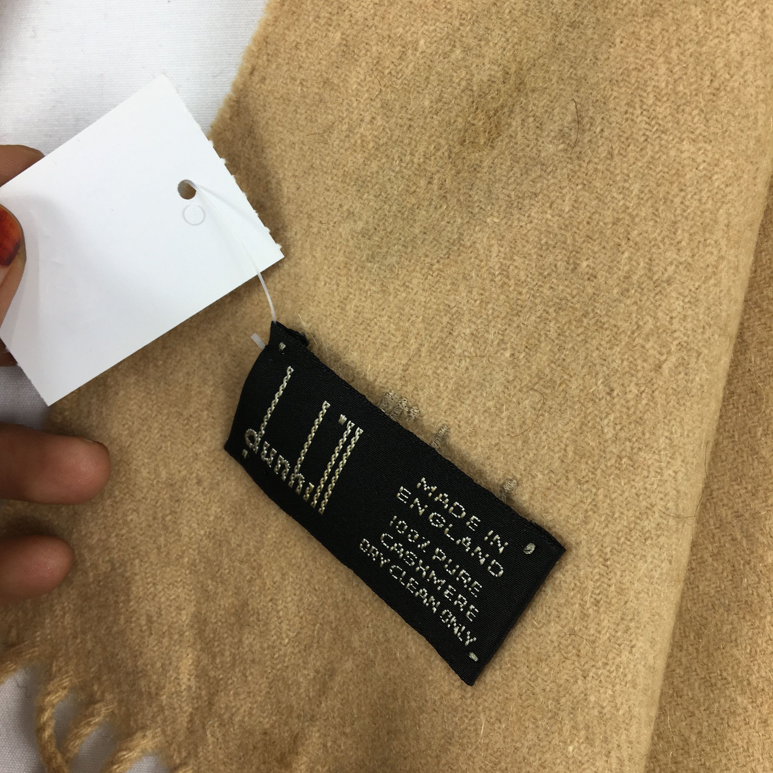 Alfred Dunhill Vintage Alfred Dunhill Scarf Muffler Wool Cashmere Scarves Size ONE SIZE - 5 Thumbnail