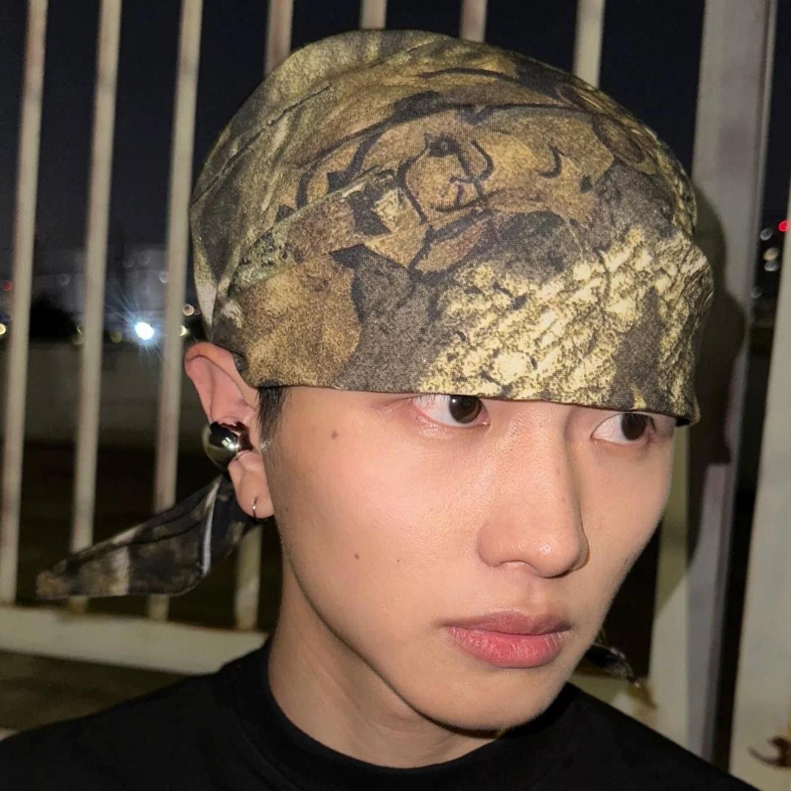 Japanese Brand Vintage Style Y2K Camouflage Headscarf Bandana Size ONE SIZE - 3 Thumbnail