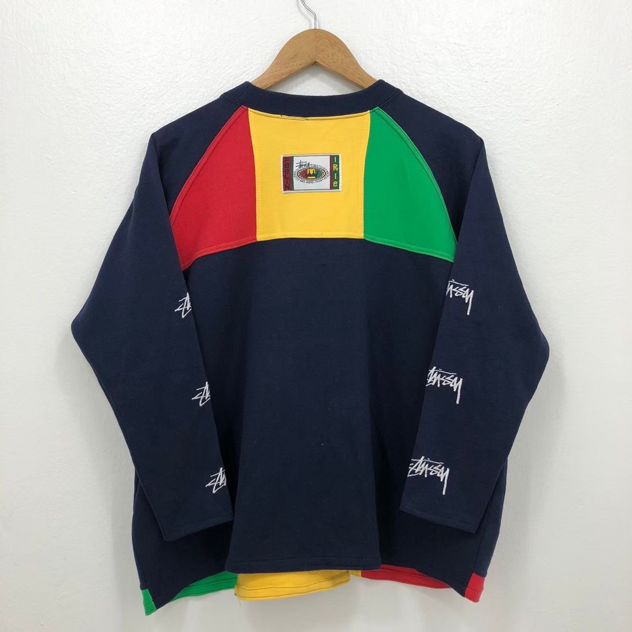 Stussy × Vintage Vintage 90’s Stussy Feelin Irie Roots Vibrations Tribe BN Size US M / EU 48-50 / 2 - 3 Thumbnail