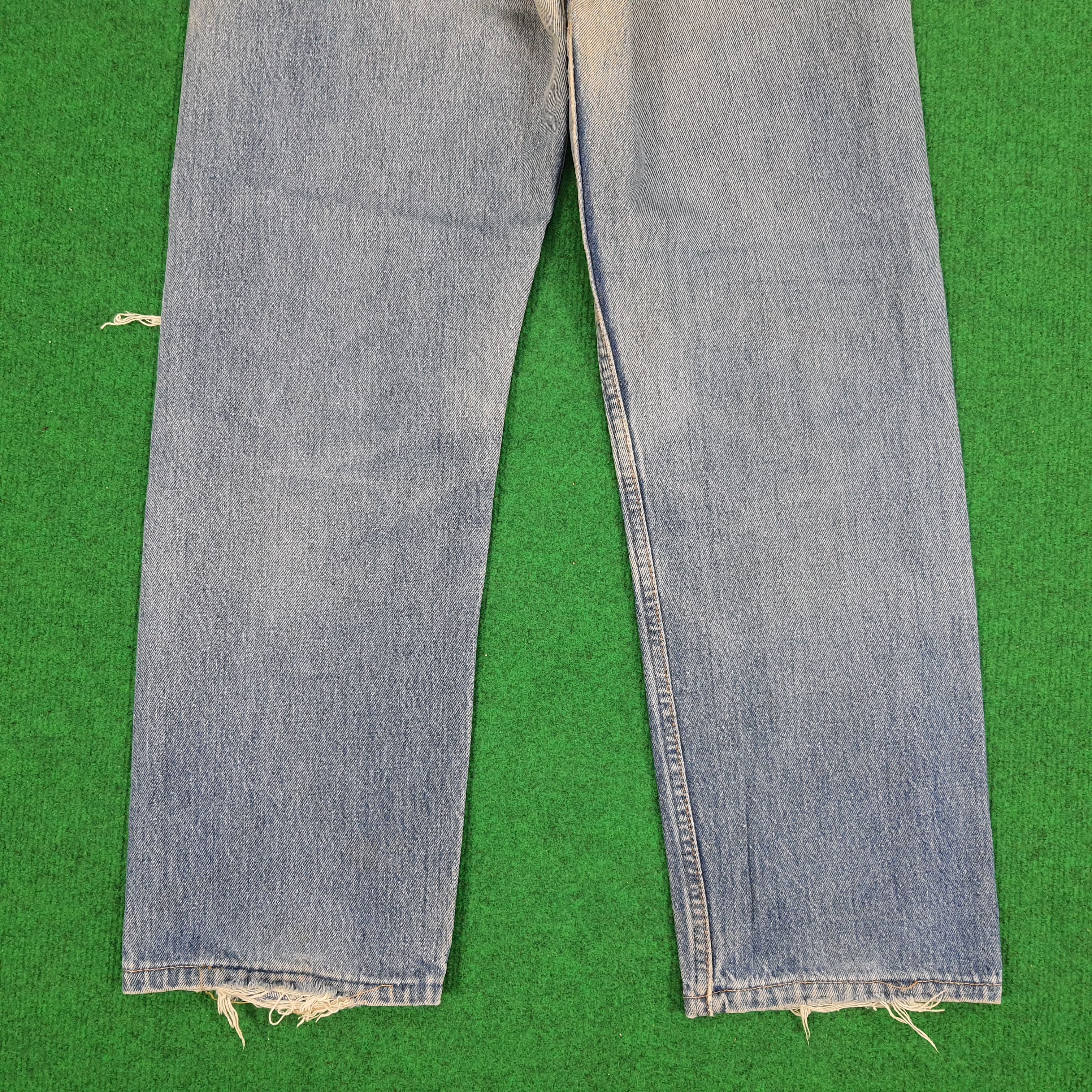 Levi's × Levi's Vintage Clothing × Vintage Vintage Levi's Straight Cut Distressed Jeans Size US 29 - 6 Thumbnail