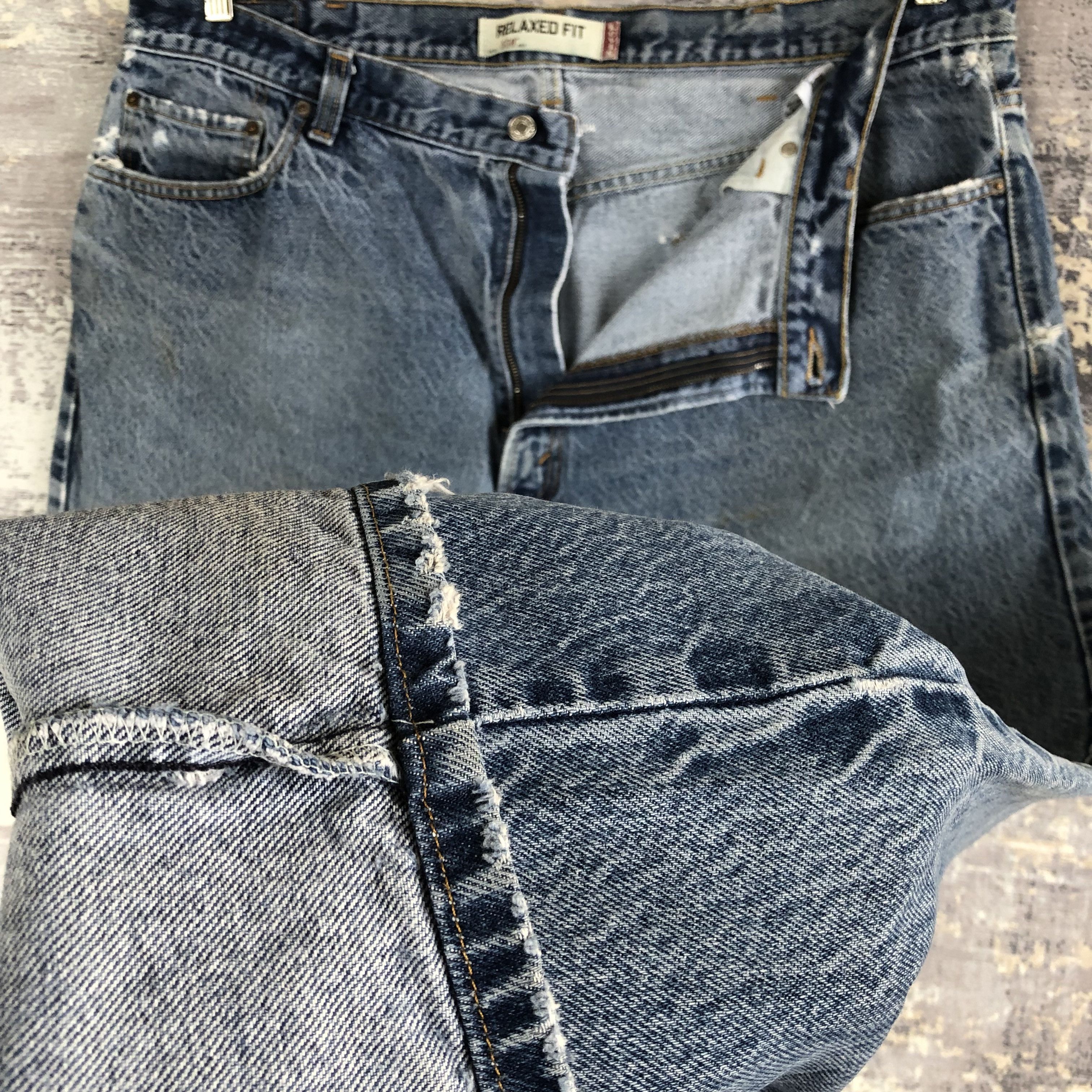 Levi's Vintage Levis Stone Wash Jeans Levi's Baggy Faded Denim Size US 42 / EU 58 - 9 Thumbnail