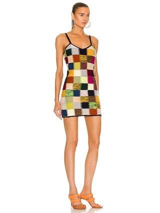 Acme Clothing ACME Studios Deria Dress Colorblock Knit Mini Dress Size S / US 4 / IT 40 - 2 Thumbnail