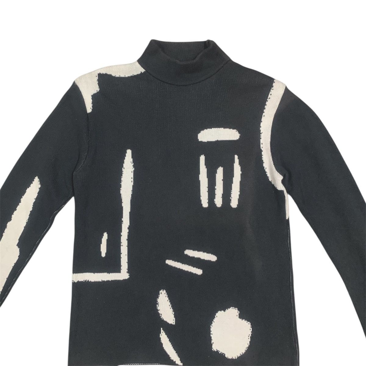 agnes b. Agnes B Homme x Laone Lopes Pull d'artiste Knit Sweater Size US S / EU 44-46 / 1 - 2 Thumbnail