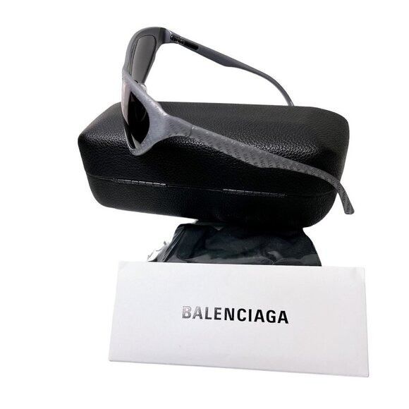 Balenciaga Balenciaga Logo Womens Grey Aluminum Metal Frame UV Sunglass Size ONE SIZE - 2 Thumbnail