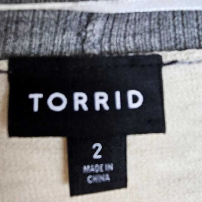 Torrid Torrid Colorblock Cardigan Sweater Open Front 2X Minimalist Size 3XL / US 20-22 - 8 Thumbnail