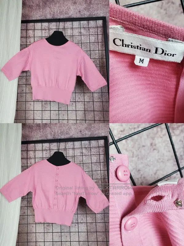 Dior Pink Short Sleeve T.