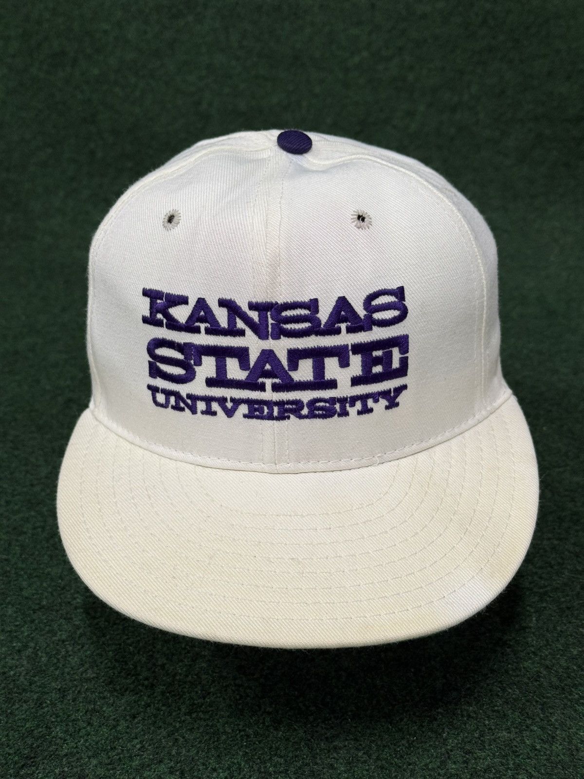 NCAA Vintage Kansas State University Wildcats Fitted Hat Size ONE SIZE - 1 Thumbnail
