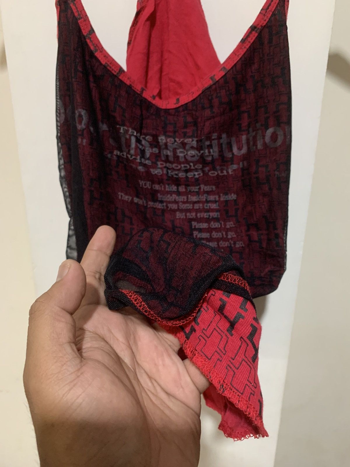 Raf Simons Japanese Always Anarchy Punk Grunge Gothic Style Tank Top Size US S / EU 44-46 / 1 - 5 Thumbnail