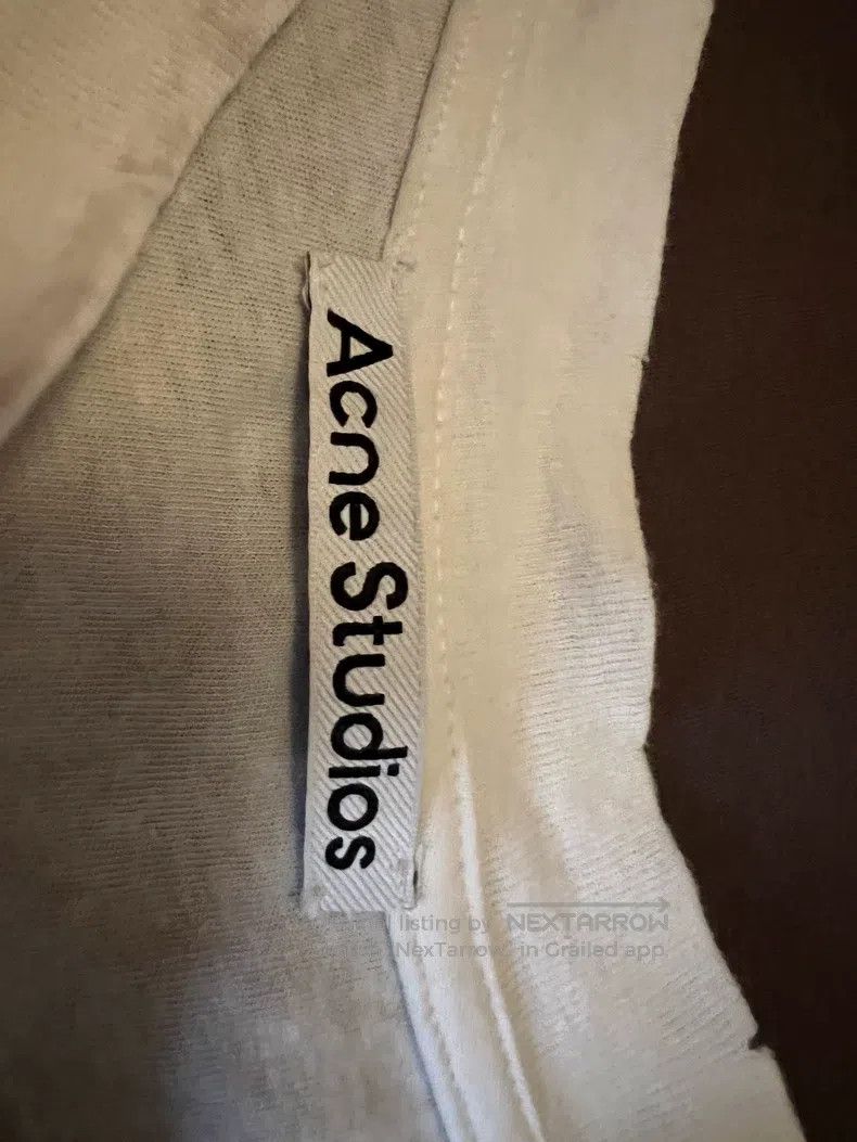 Acne Studios Acne Studios White 1996 Letter Print Vintage Short-Sleeve Size US L / EU 52-54 / 3 - 3 Thumbnail