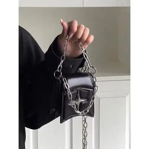 Vintage Vintage Small Chain Shoulder Bag Size ONE SIZE - 4 Thumbnail