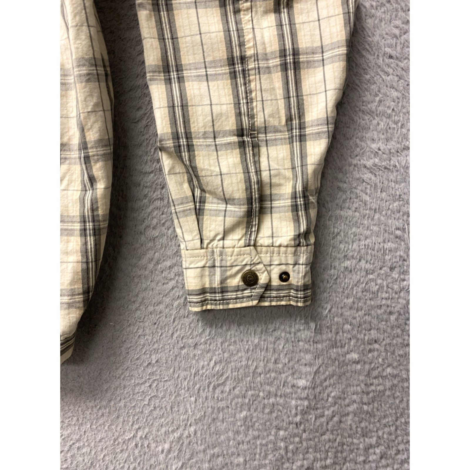 Izod Vintage Izod Men Tan Lined Plaid Bomber Jacket Small Classic Fit /155-9 Size US M / EU 48-50 / 2 - 2 Thumbnail
