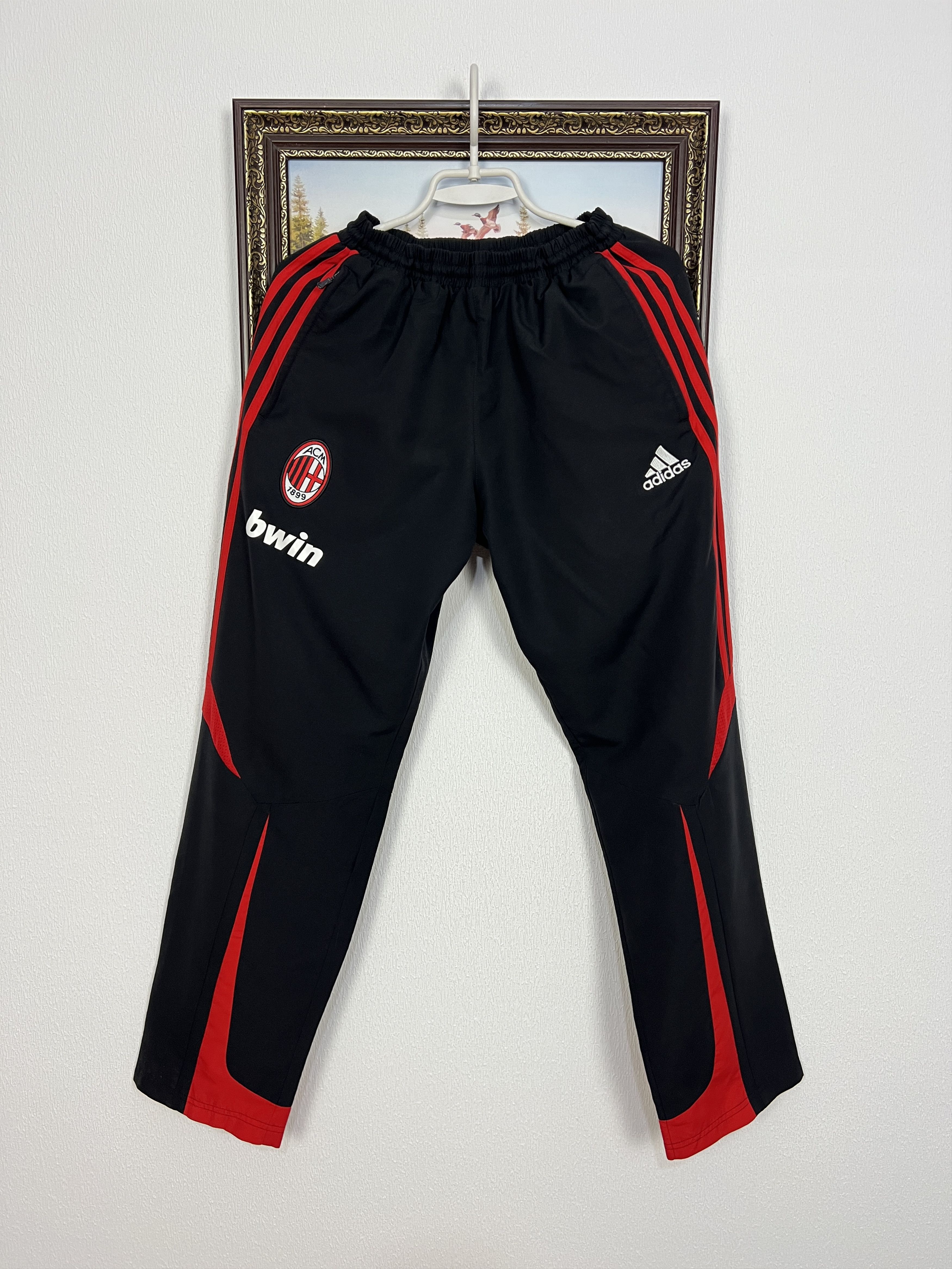 Adidas Vintage AC Milan Football Track Suit Soccer Set Jacket Pants Size US S / EU 44-46 / 1 - 11 Thumbnail
