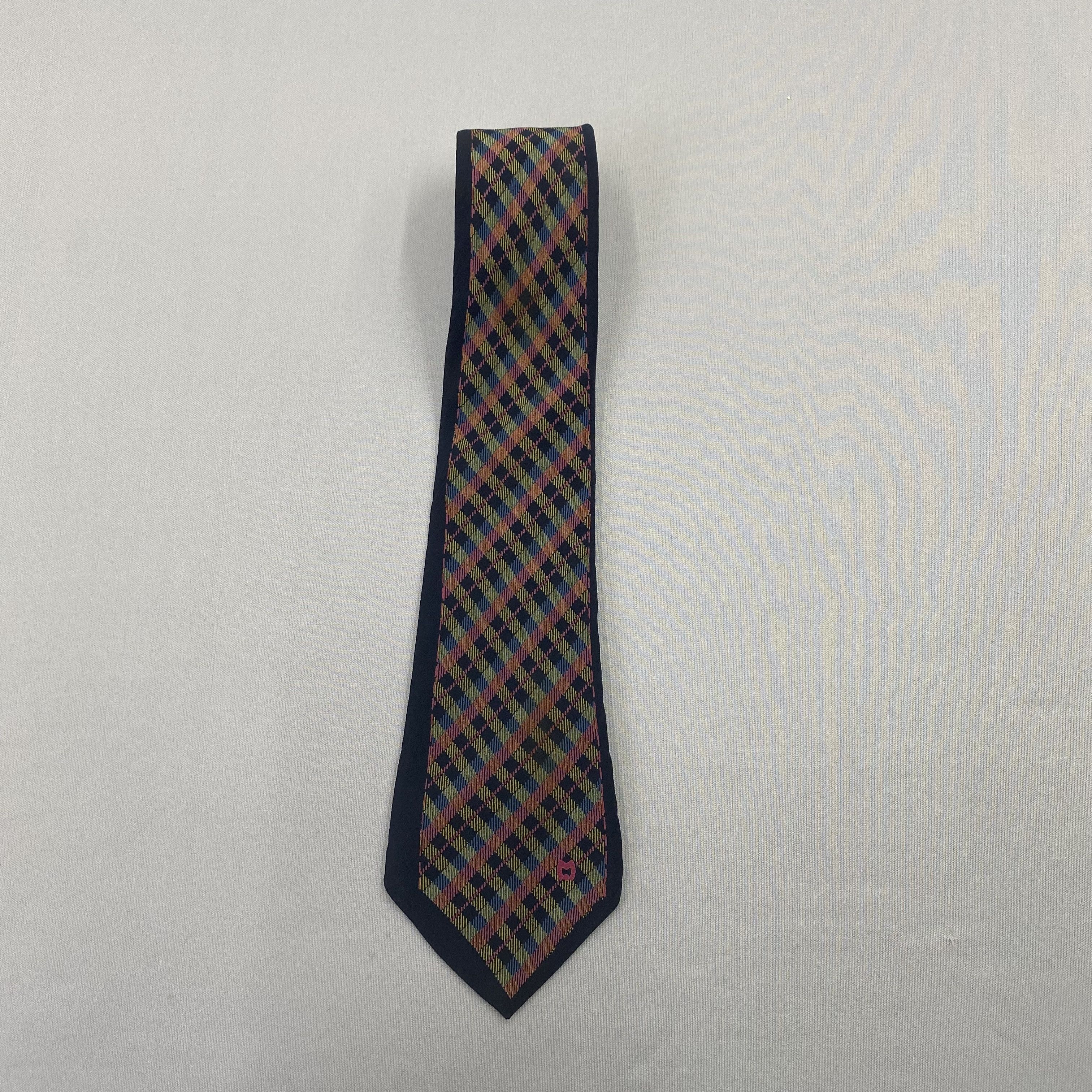 Mila Schon Vintage Mila Schon SILK Necktie Cravate Pure Silk Neck Tie Size ONE SIZE - 3 Thumbnail