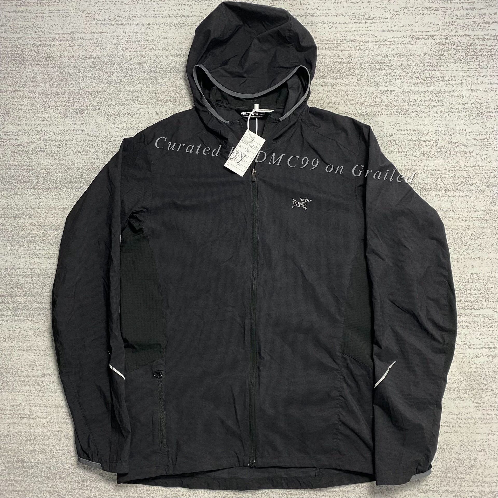 Arc'teryx Arcteryx Celeris windbreaker jacket black | Grailed