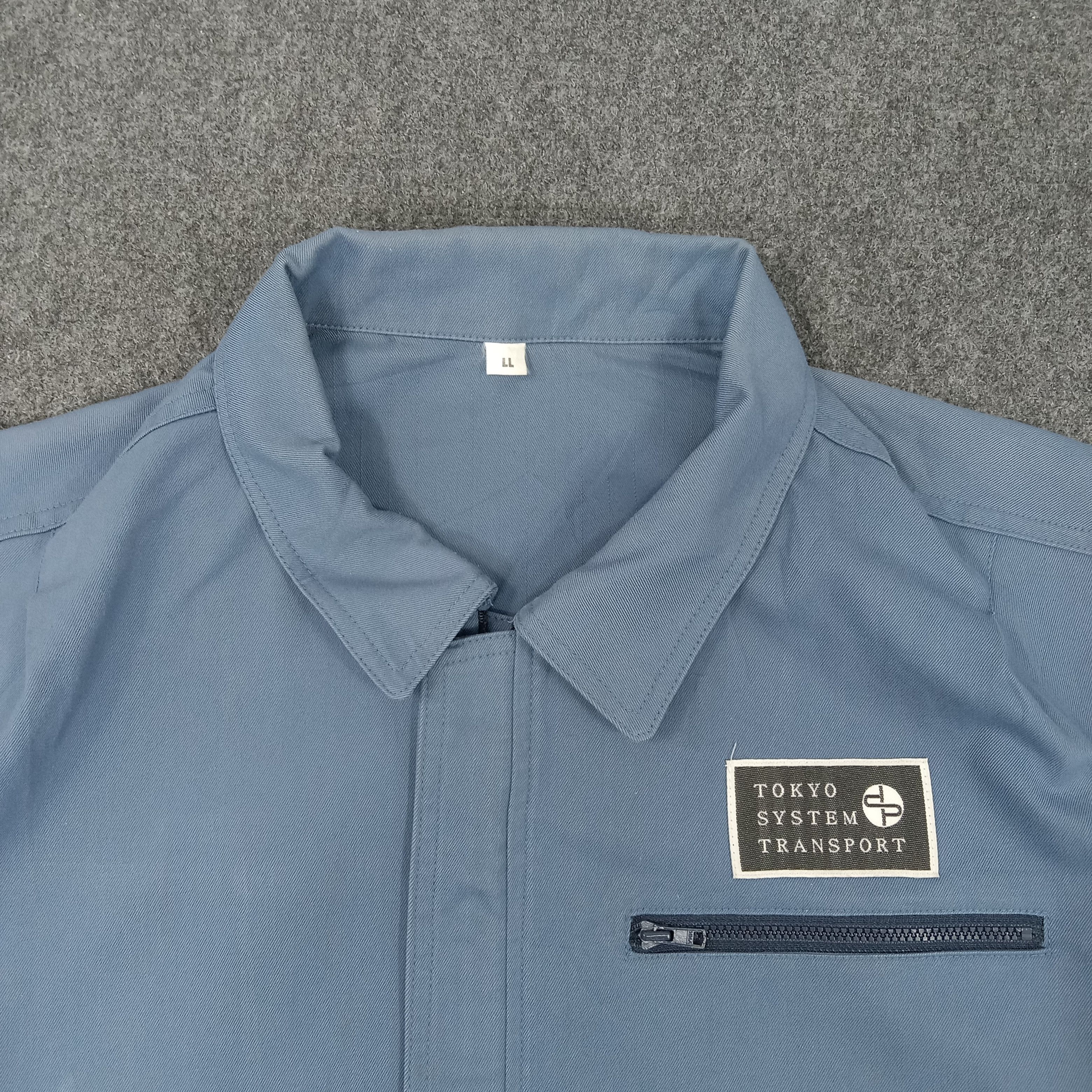 Vintage Tokyo System Transport Japanese Uniform Jacket Size US L / EU 52-54 / 3 - 3 Thumbnail