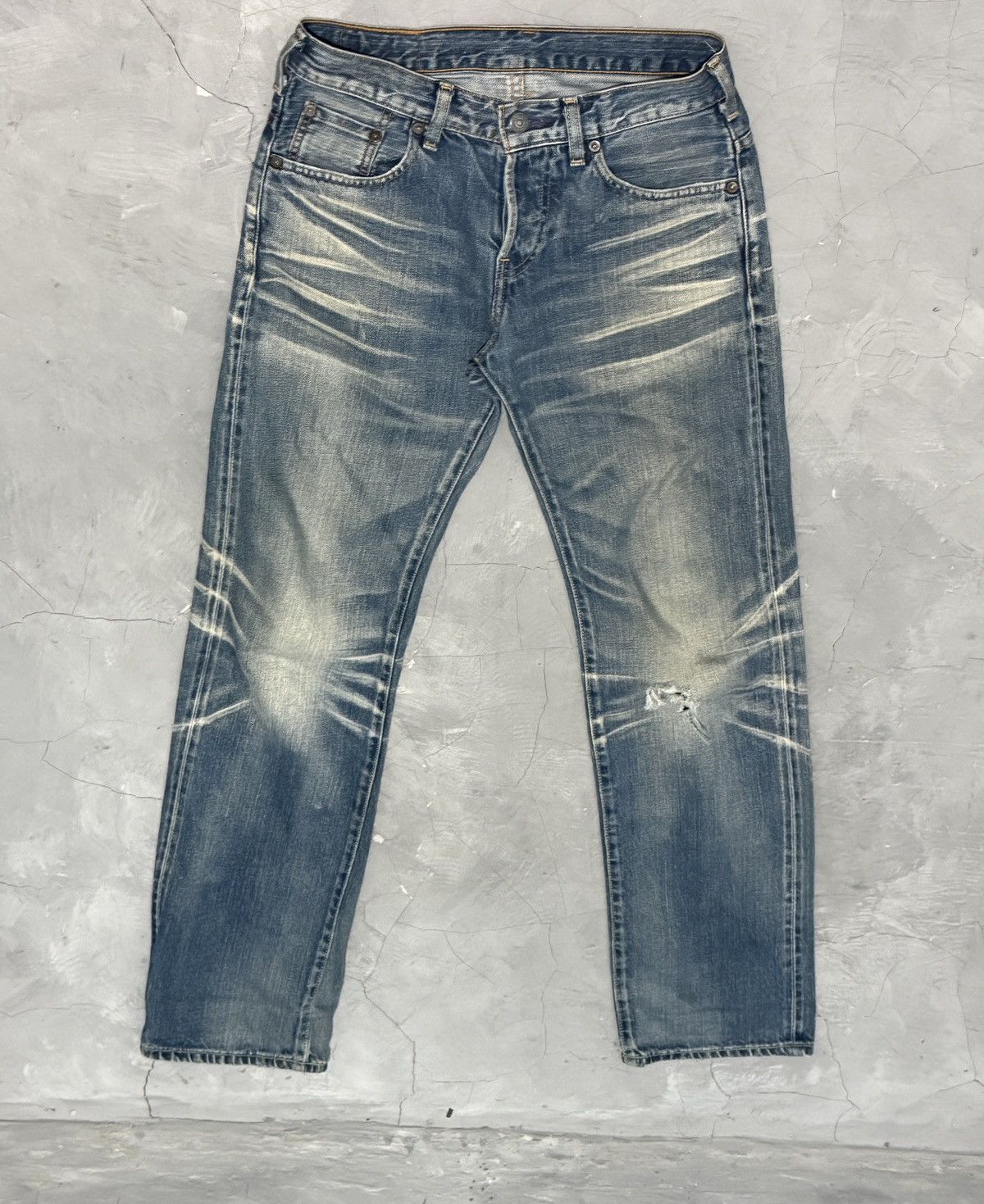Levi's Vintage Clothing Rare Vintage Levi’s 503 B XX Faded Japanese Blue Jeans Size US 30 / EU 46 - 10 Thumbnail