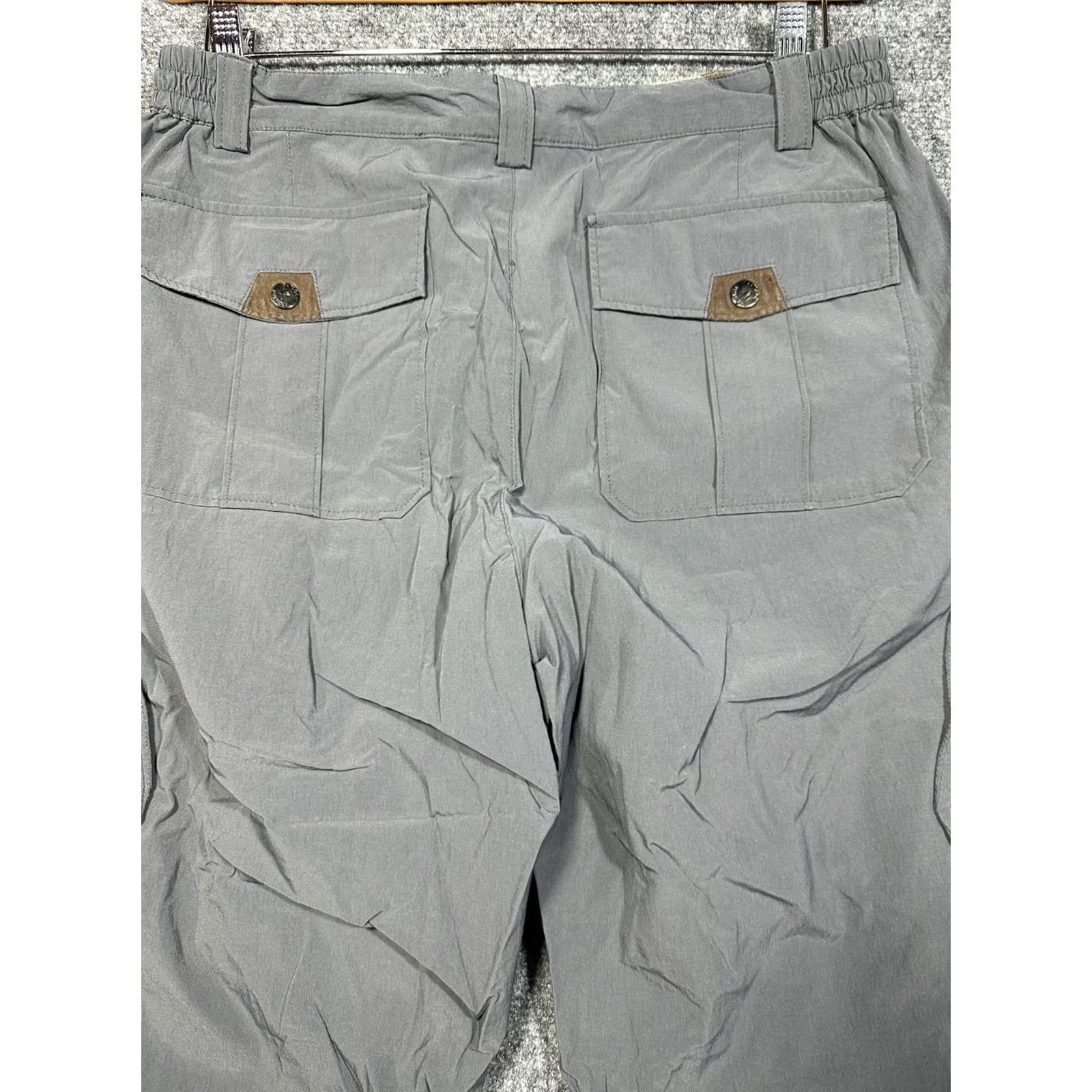 Komono Komont Cargo Pants Womens 30 Gray Nylon Hiking Crop Straight Leg Pockets Outdoor Size 30" / US 8 / IT 44 - 8 Thumbnail