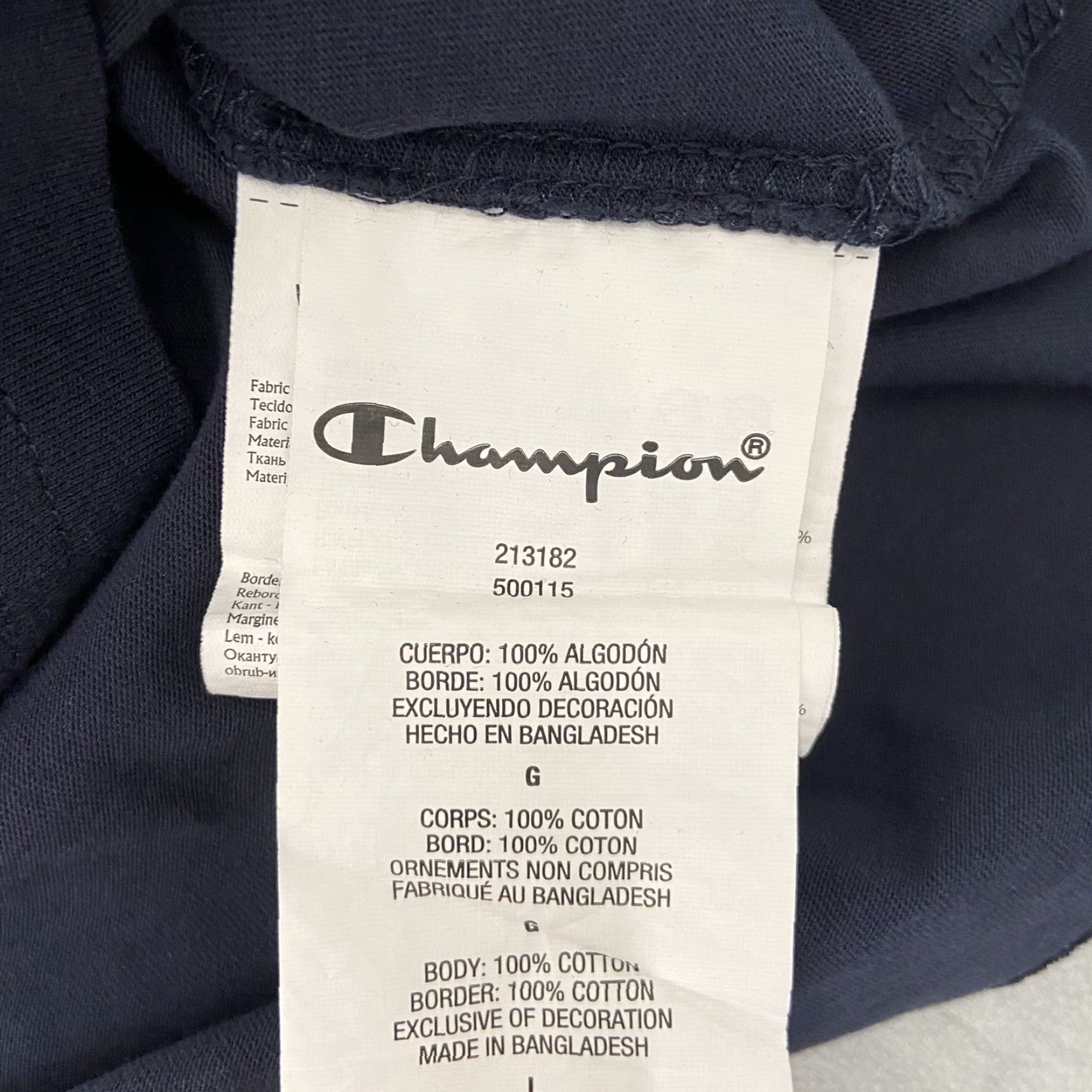 Champion VINTAGE Champion 2010 Apollo Sporting Club T-Shirt Adult Large Navy Blue Mens Boxing Logo Size US L / EU 52-54 / 3 - 7 Thumbnail