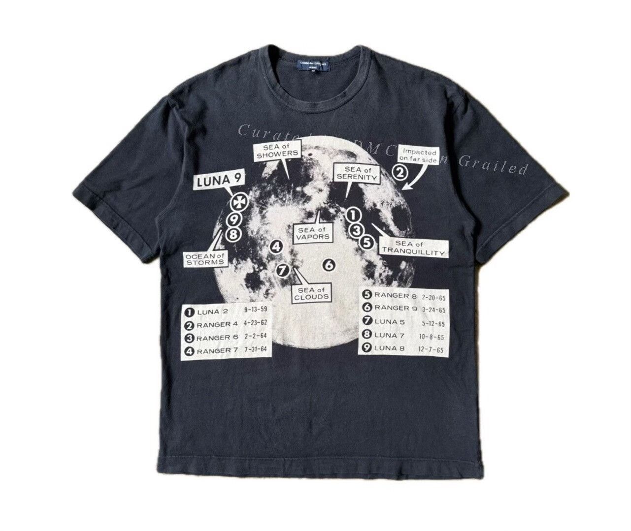 Comme des Garcons Vintage 2005 CDG Homme Luna Moon Tee Size US M / EU 48-50 / 2 - 1 Thumbnail